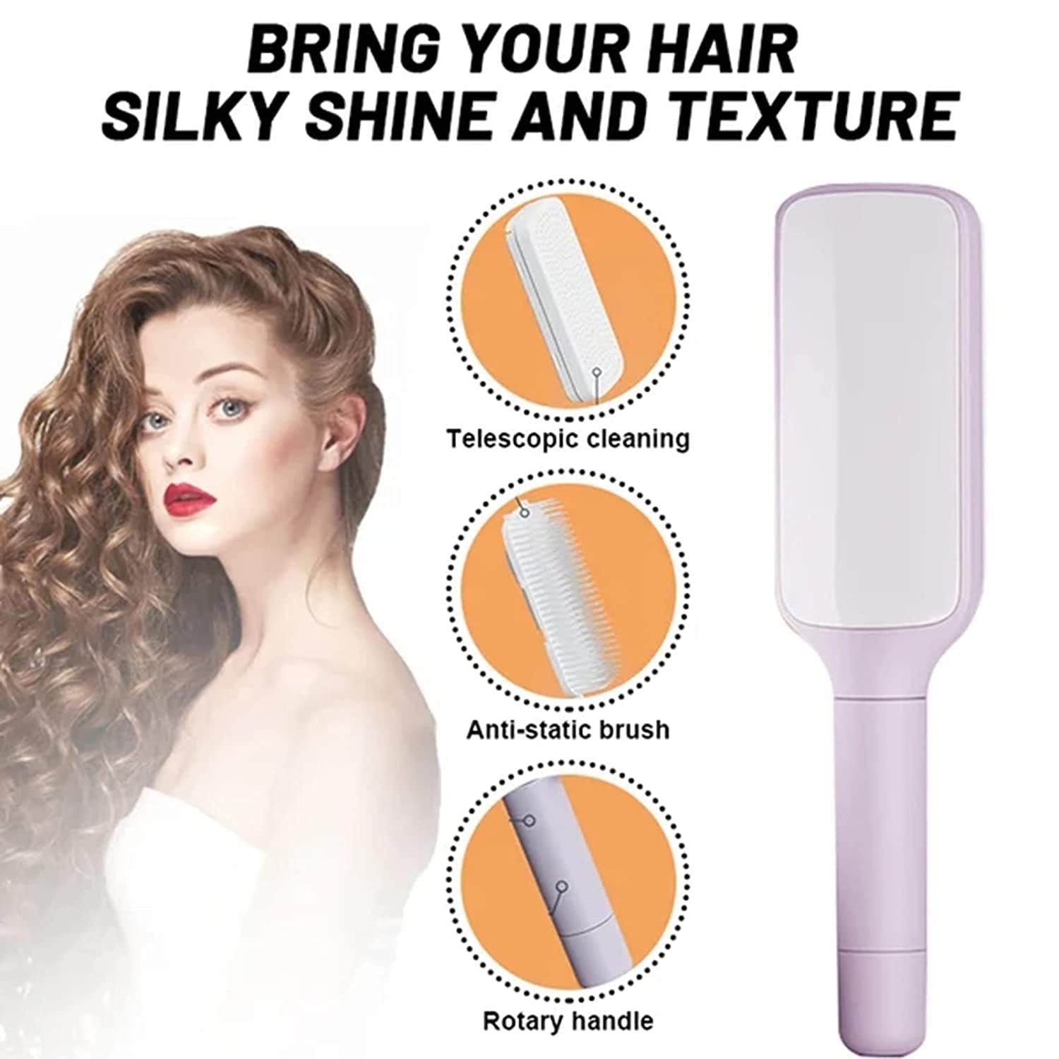 4 In 1 Self Cleaning Hair Brush Deal #48