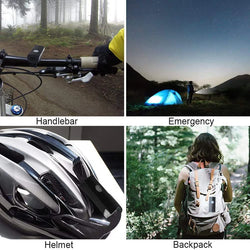 USB Rechargeable LED Bike Headlight & Taillight Set