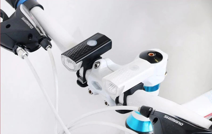 USB Rechargeable LED Bike Headlight & Taillight Set