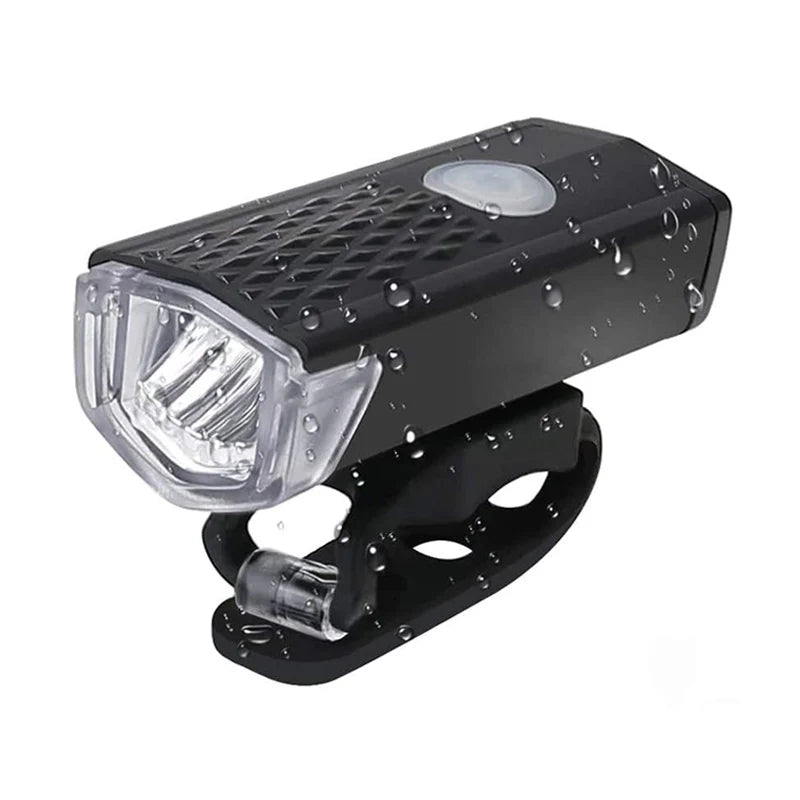 USB Rechargeable LED Bike Headlight & Taillight Set