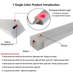 LED strips with motion sensor