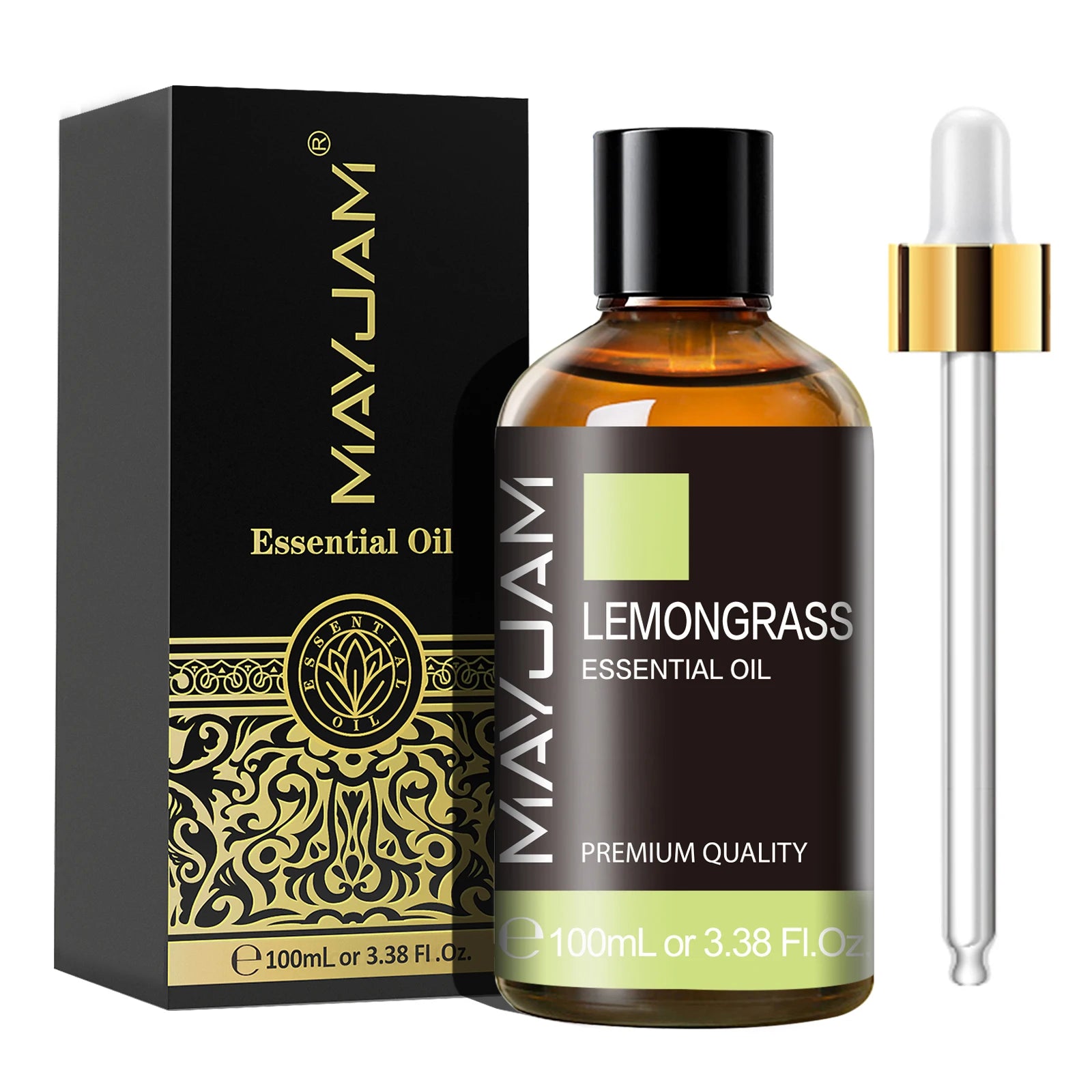 MAYJAM 100ml Essential Oil with Dropper (Sandalwood, Lavender, Eucalyptus, Vanilla)