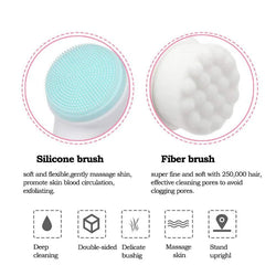 2-in-1 Silicone Face Brush