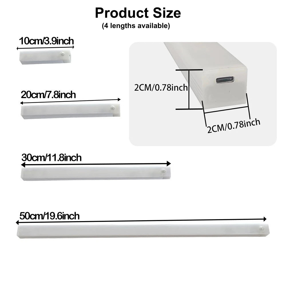 LED strips with motion sensor