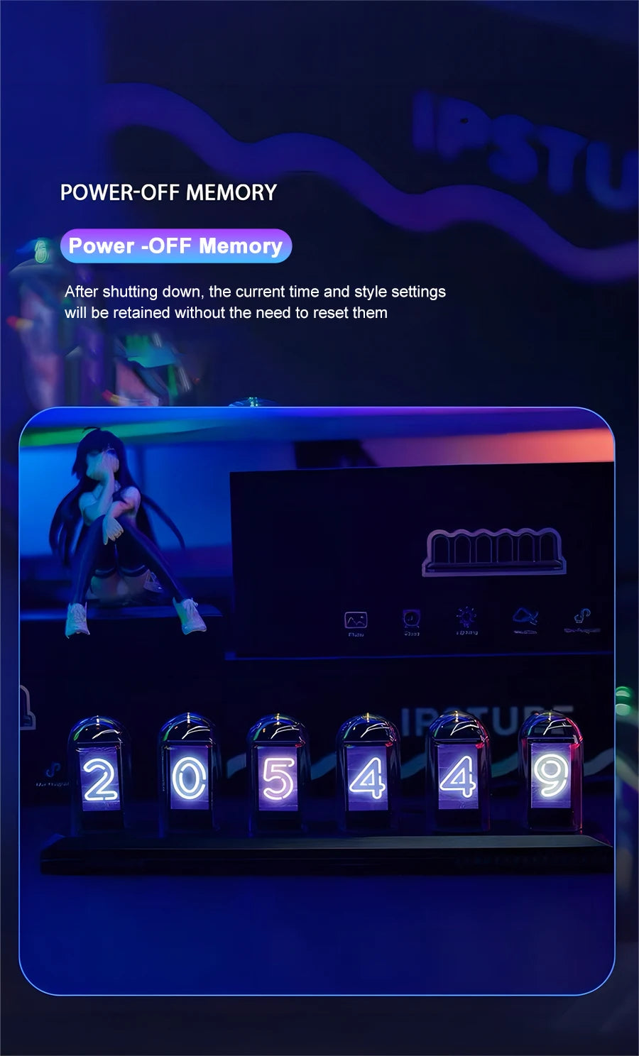 GlowTube RGB Nixie Clock