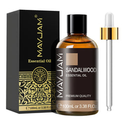 MAYJAM 100ml Essential Oil with Dropper (Sandalwood, Lavender, Eucalyptus, Vanilla)