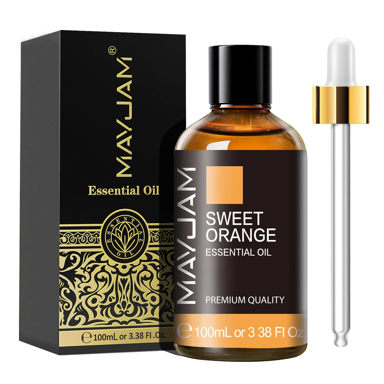 MAYJAM 100ml Essential Oil with Dropper (Sandalwood, Lavender, Eucalyptus, Vanilla)