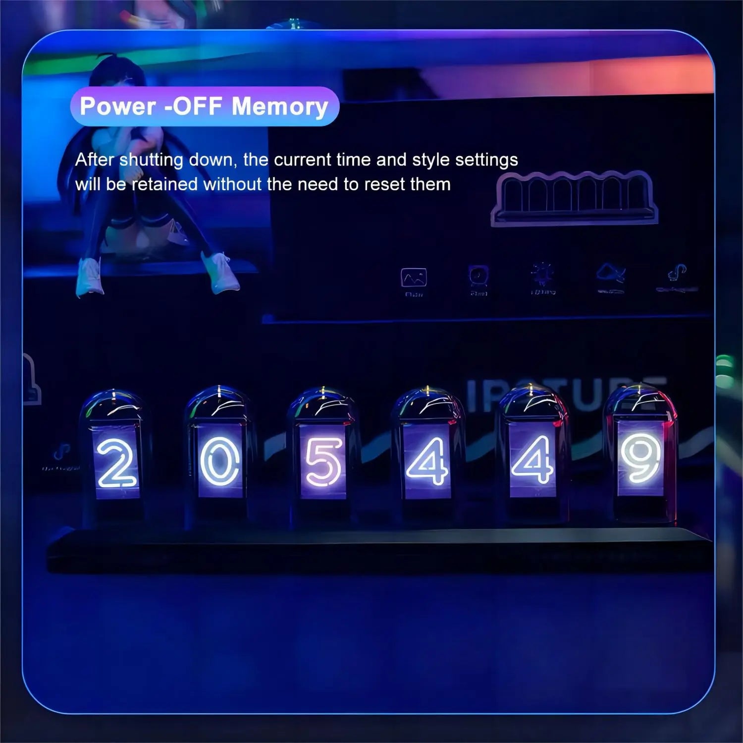 GlowTube RGB Nixie Clock