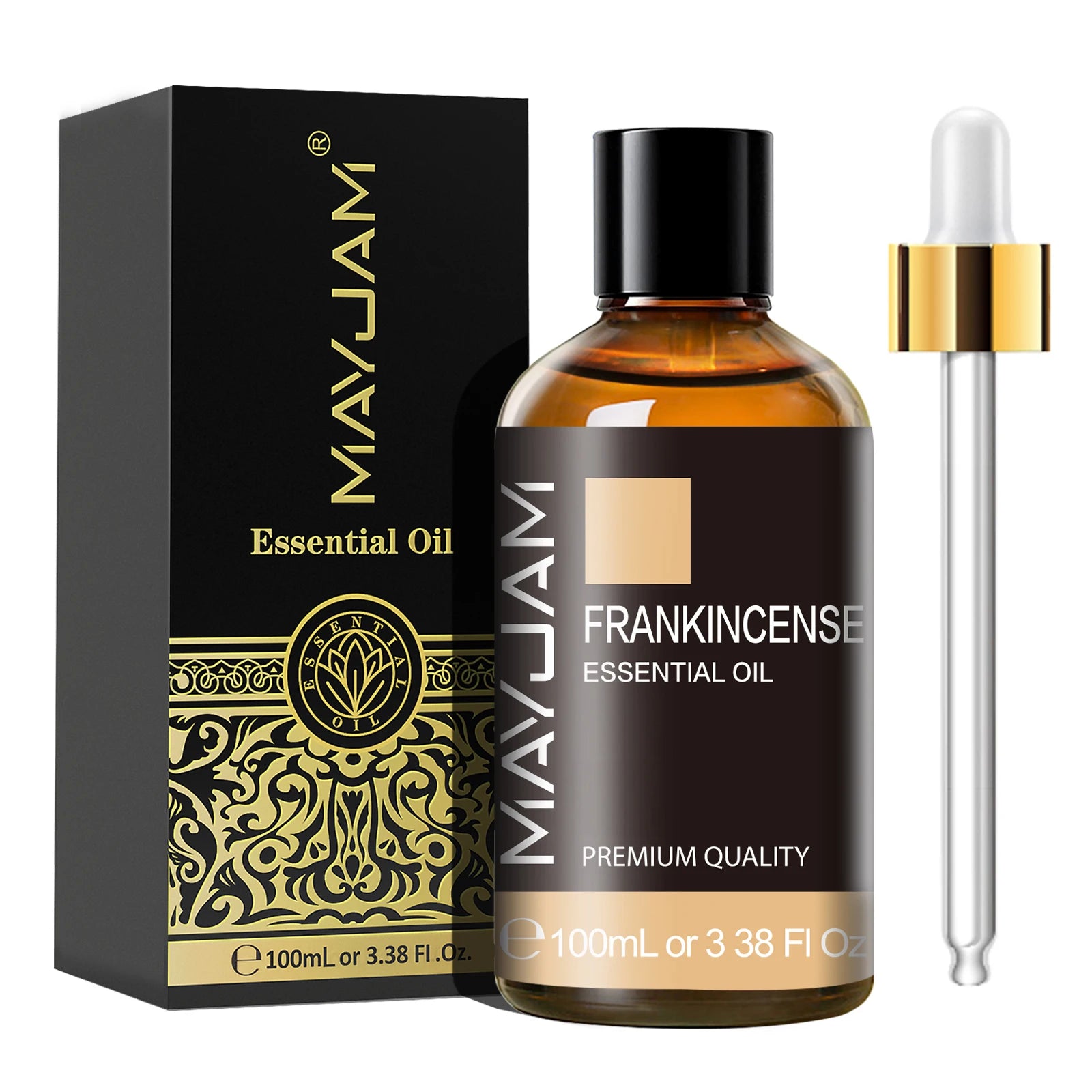 MAYJAM 100ml Essential Oil with Dropper (Sandalwood, Lavender, Eucalyptus, Vanilla)