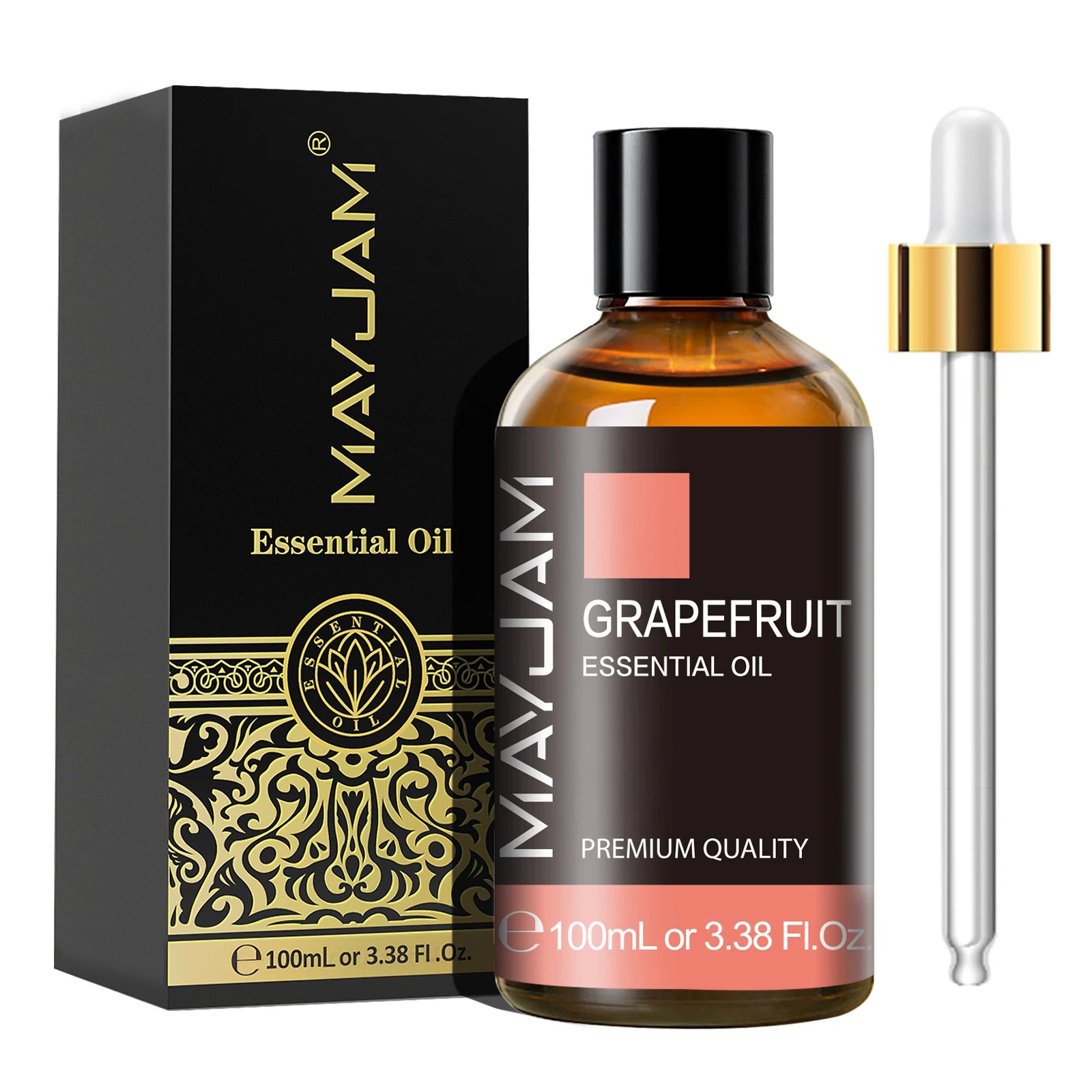 MAYJAM 100ml Essential Oil with Dropper (Sandalwood, Lavender, Eucalyptus, Vanilla)
