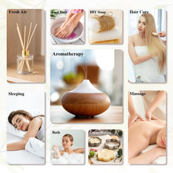 MAYJAM 100ml Essential Oil with Dropper (Sandalwood, Lavender, Eucalyptus, Vanilla)