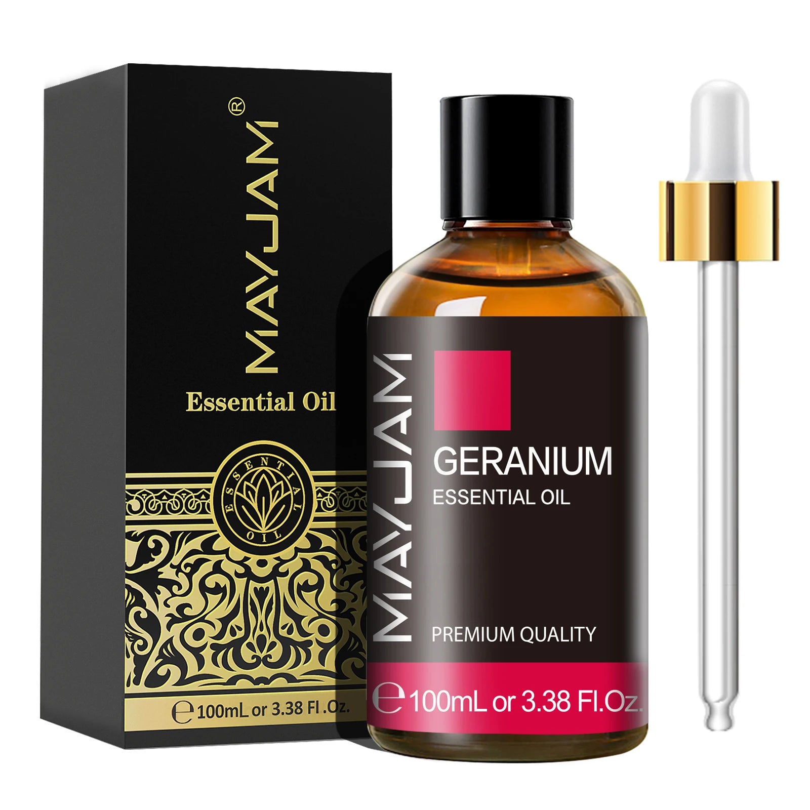 MAYJAM 100ml Essential Oil with Dropper (Sandalwood, Lavender, Eucalyptus, Vanilla)