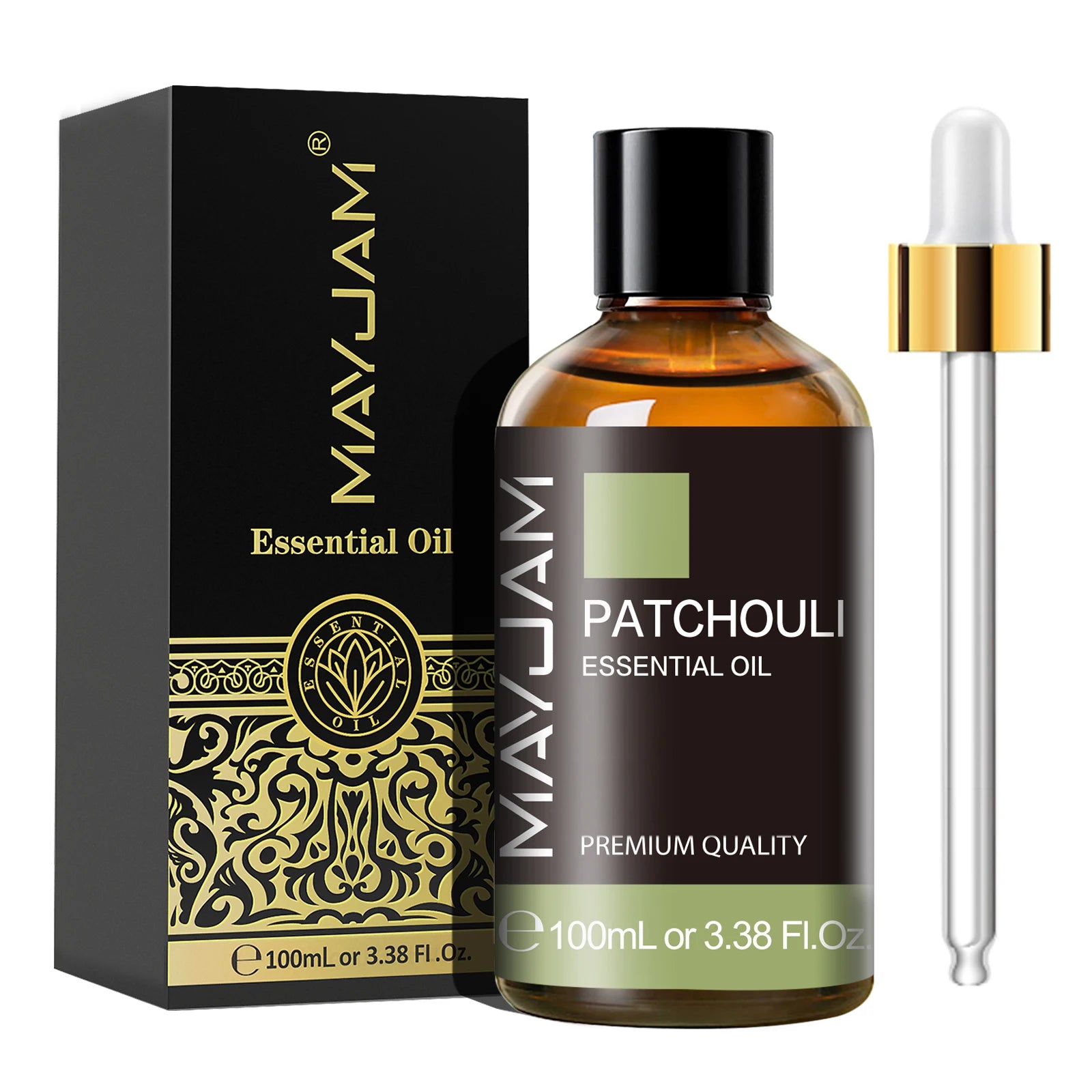 MAYJAM 100ml Essential Oil with Dropper (Sandalwood, Lavender, Eucalyptus, Vanilla)