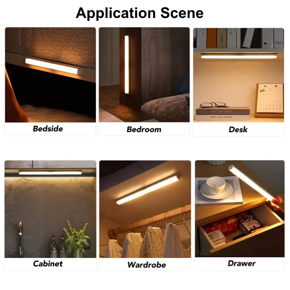 LED strips with motion sensor