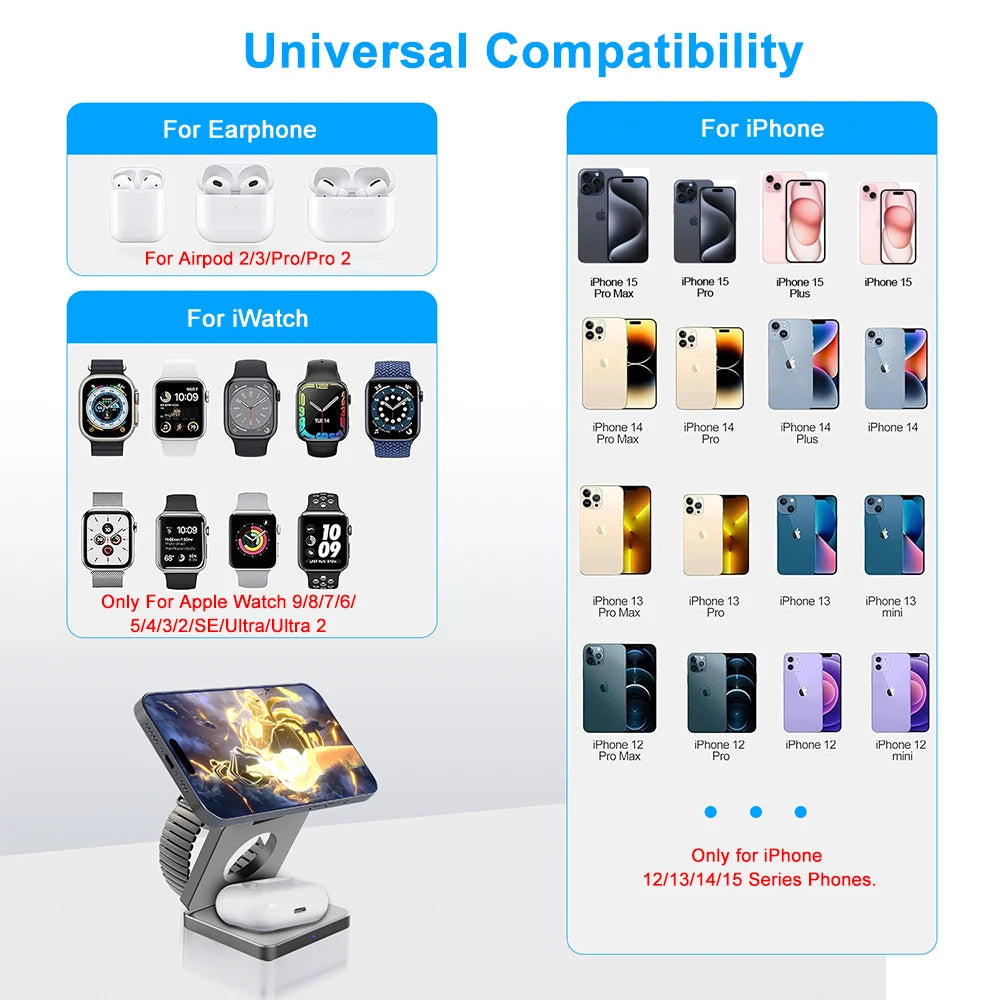 Wireless Charger 3 in 1