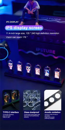 GlowTube RGB Nixie Clock
