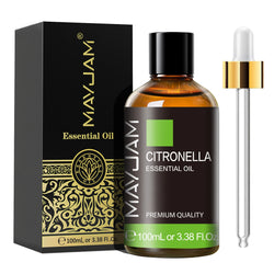 MAYJAM 100ml Essential Oil with Dropper (Sandalwood, Lavender, Eucalyptus, Vanilla)