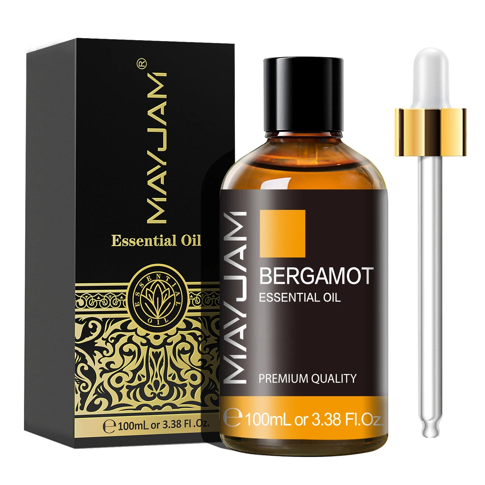 MAYJAM 100ml Essential Oil with Dropper (Sandalwood, Lavender, Eucalyptus, Vanilla)