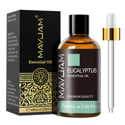MAYJAM 100ml Essential Oil with Dropper (Sandalwood, Lavender, Eucalyptus, Vanilla)