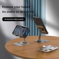 Aluminum Foldable Phone & Tablet Desk Stand