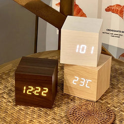 LED Wooden Alarm Clock Deal #70