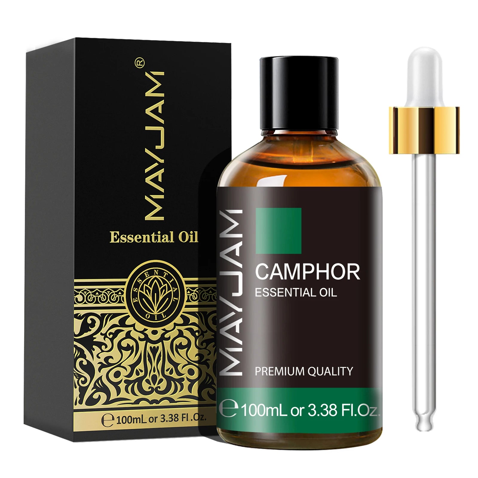 MAYJAM 100ml Essential Oil with Dropper (Sandalwood, Lavender, Eucalyptus, Vanilla)