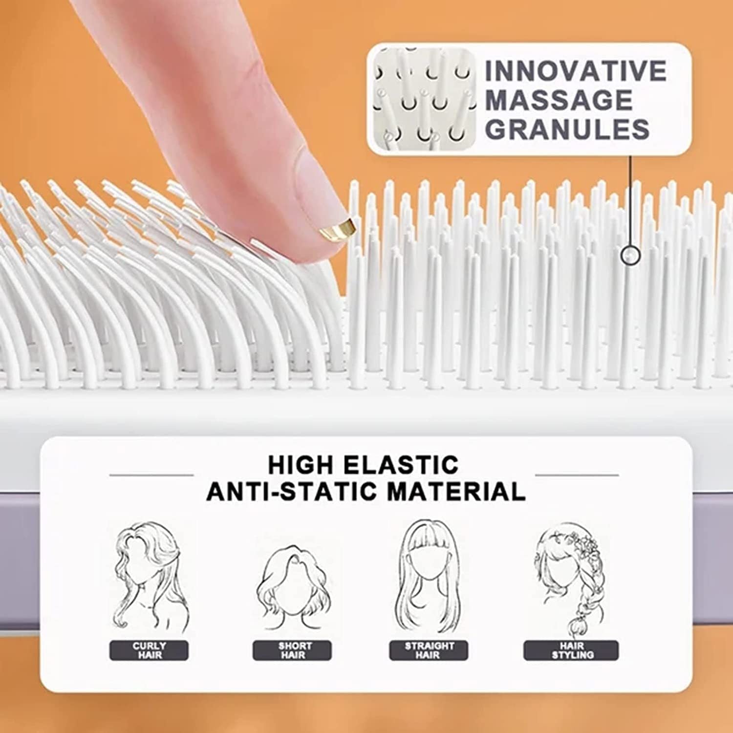 4 In 1 Self Cleaning Hair Brush Deal #48