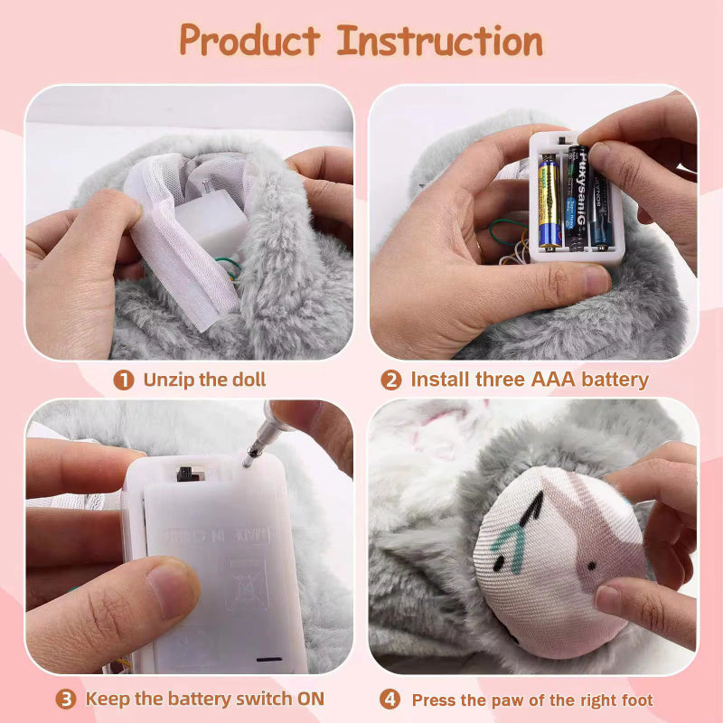 Breathing Rabbit Toy For Newborn Deal #51